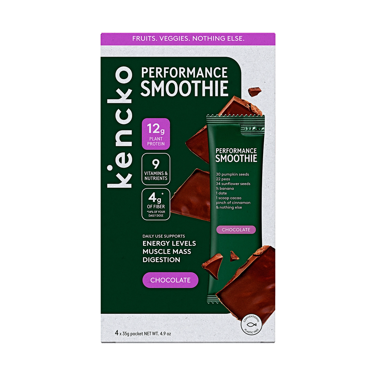 Performance superfood smoothie chocolate