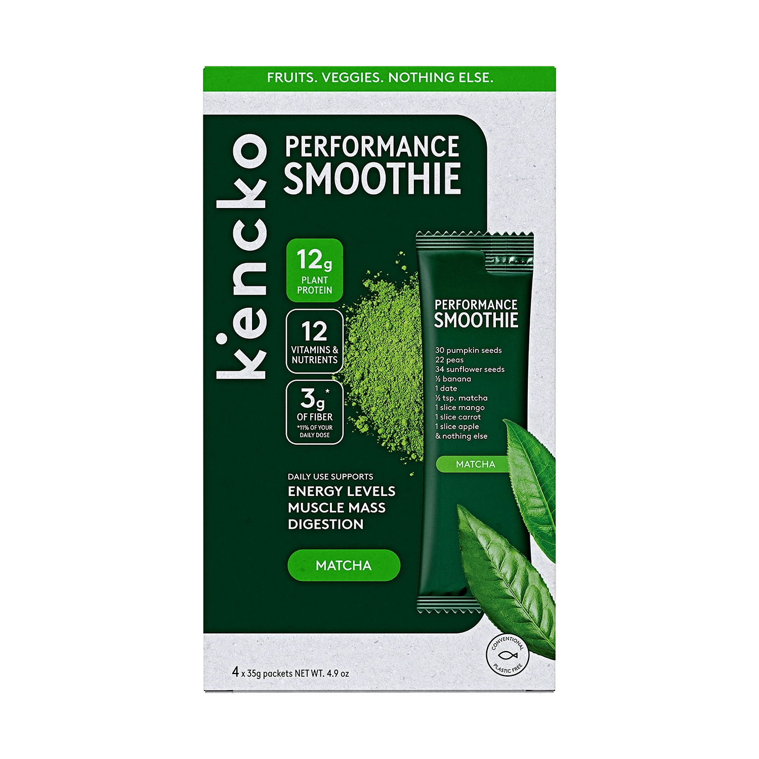 Performance superfood smoothie matcha